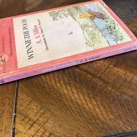 Vintage 1971 PB Winnie-the-Pooh by A.A. Milne Dell Yearling Paperback 2nd print - Picture 3 of 10